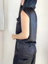 Mock Neck Muscle Tee